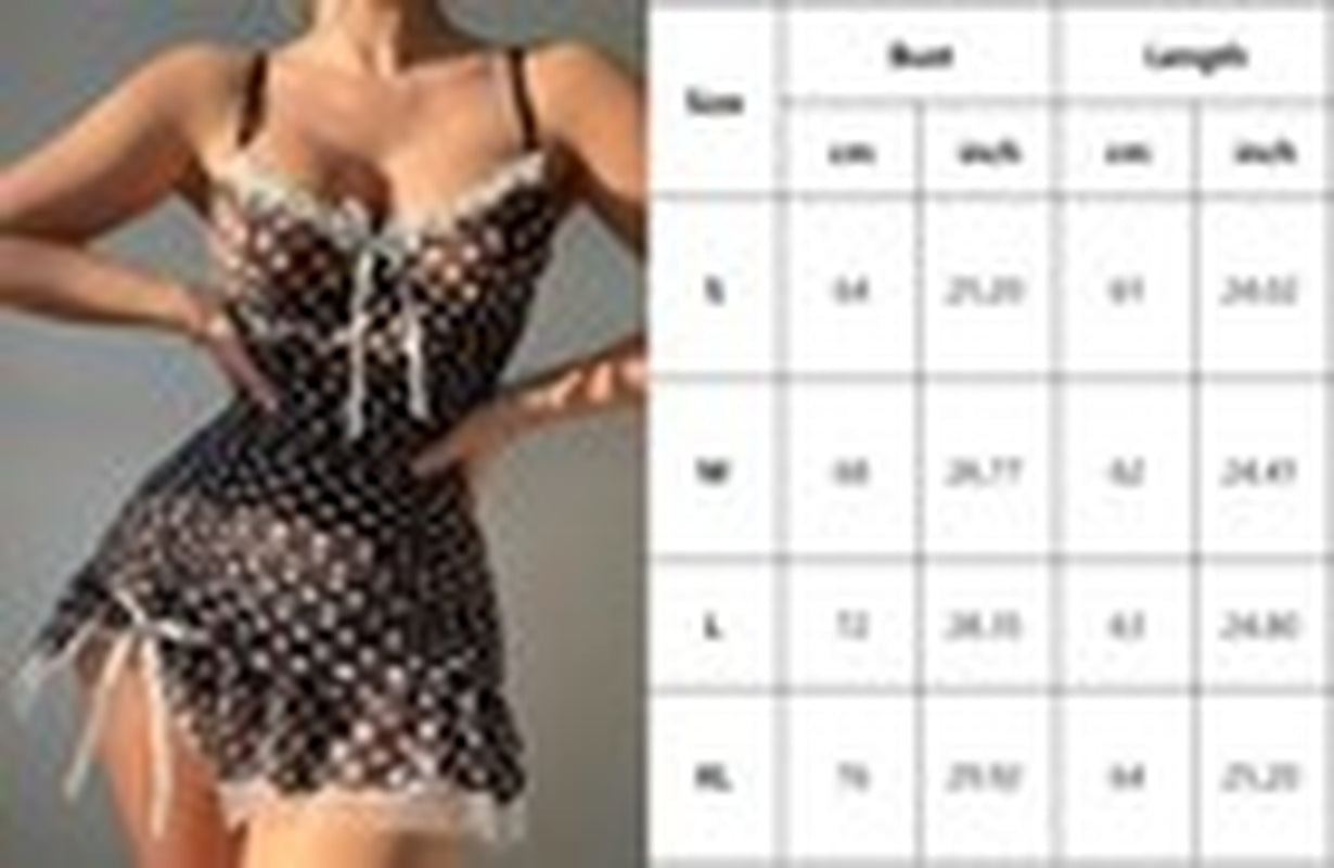 Seductive Lace Babydoll Nightwear Set with G-String - Women's Sexy Lingerie Sleepwear